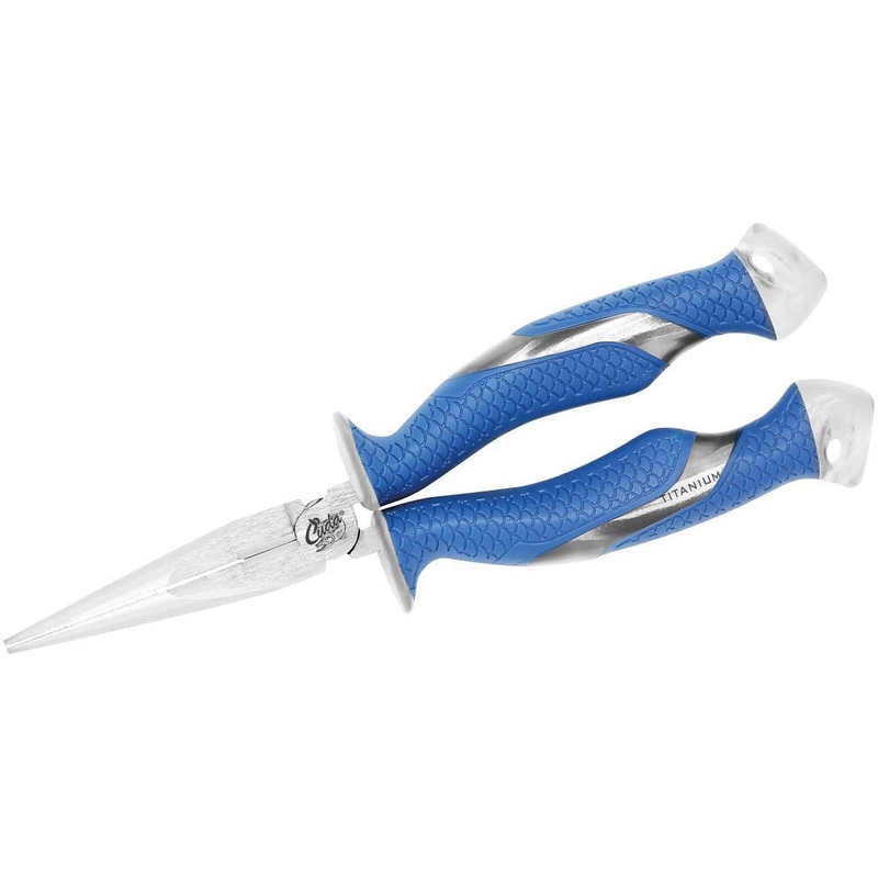 Cuda 8.75″ Titanium Needle Nose Pliers – #18828