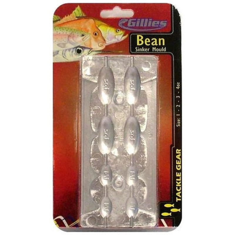 Gillies Assorted Bean Sinker Mould Combo