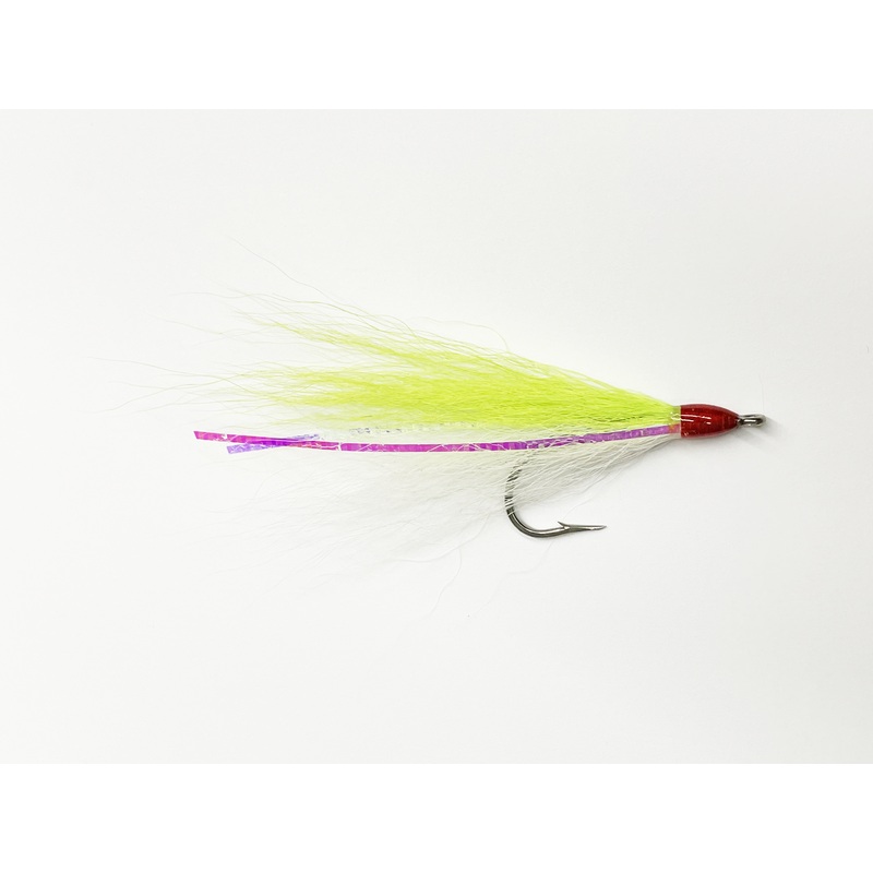 NJ Saltwater Flies – Teaser 4/0 Chart/White