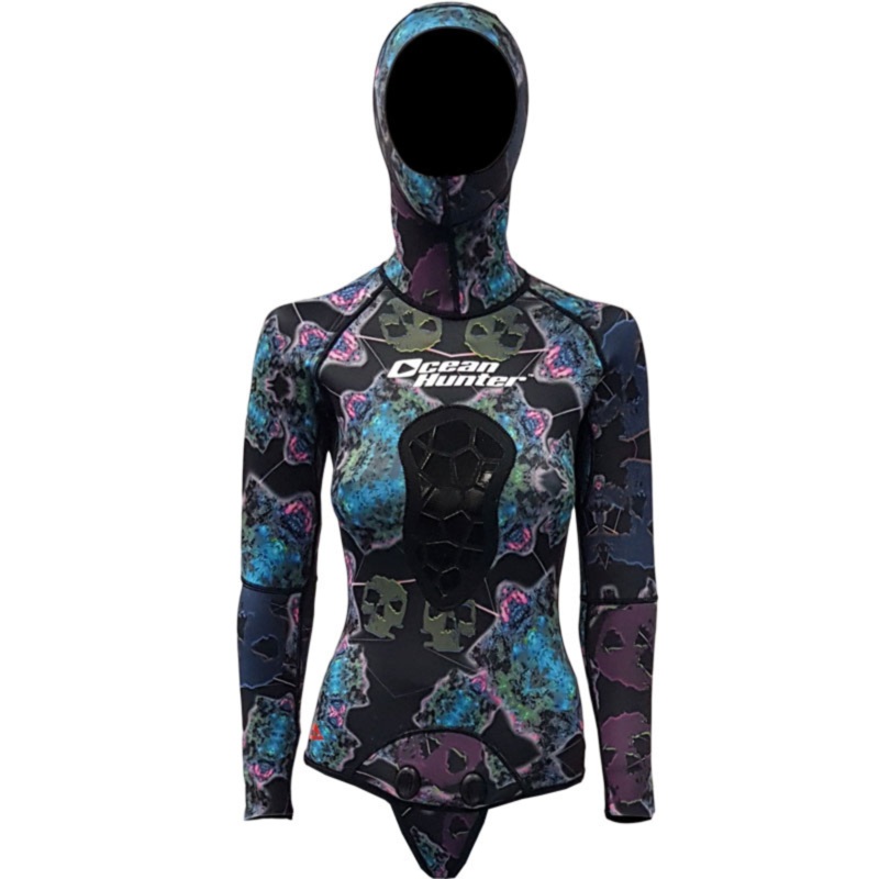 Ocean Hunter Artemis Double Lined 2mm Dive Jacket XS ARTEMIS CAMO
