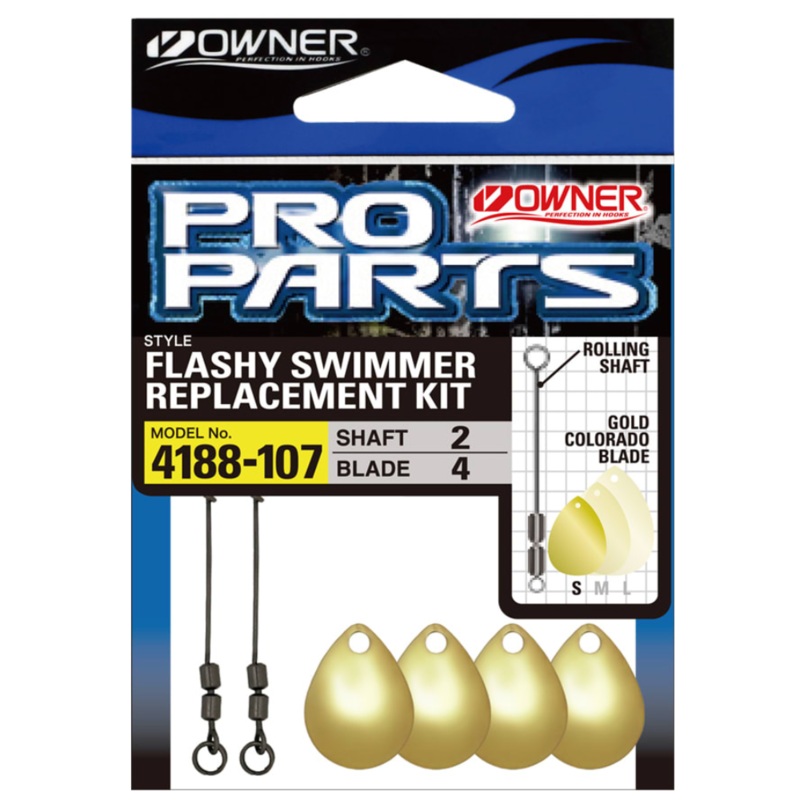 Owner Flashy Swimmer 4188 Replacement Kit LARGE GOLD COLORADO