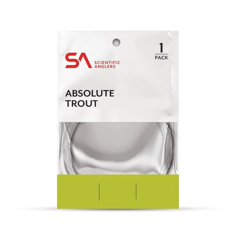 Scientific Anglers Absolute Trout Leader – 1 Pack 3X 9.0LB