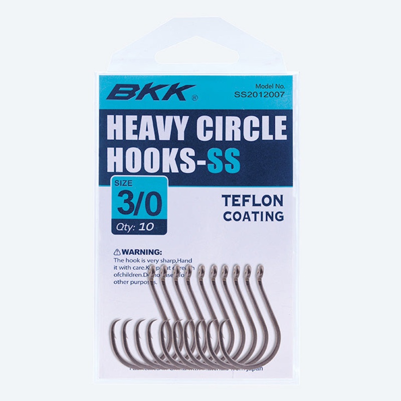 BKK Heavy Circle Hook 1/0 8-pack