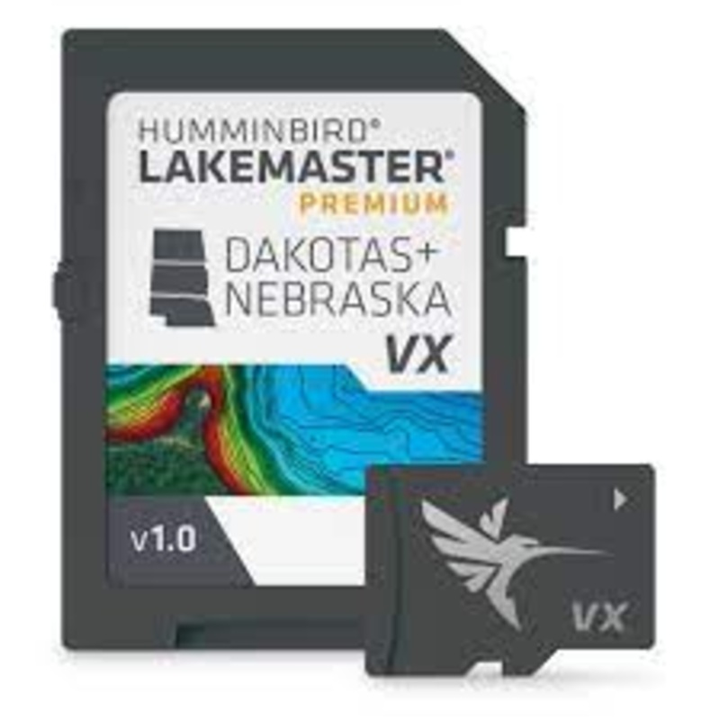 Humminbird Lakemaster Premium VX Map Card Dakotas/Nebraska