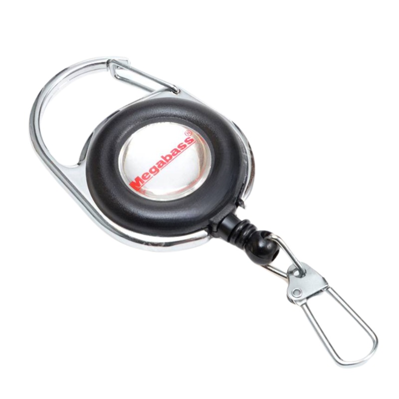 Megabass Pin On Reel Black