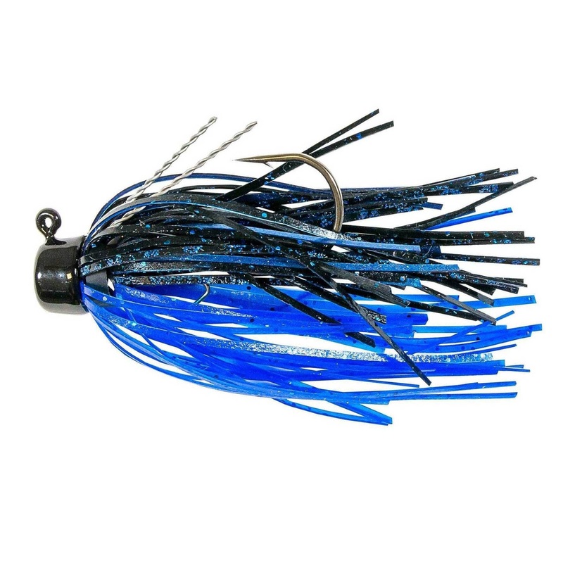 Z Man Shroomz Micro Finesse Jig 2Pk Black And Blue 1/8 oz