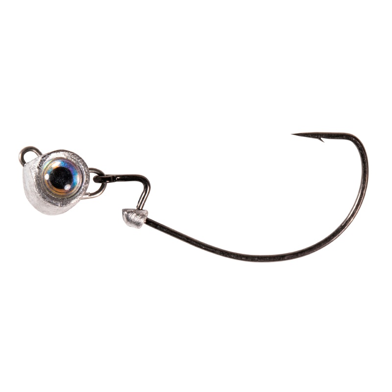 Z-Man Texas Eye Fin Jigheads 1/8oz Pack of 3 Red