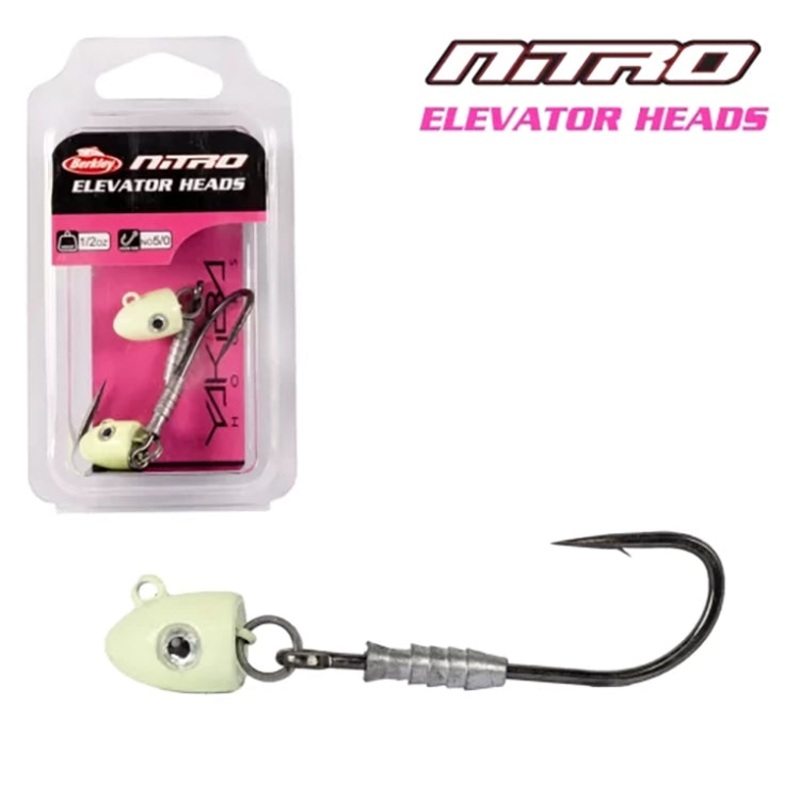 Berkley Nitro Elevator Jig Heads Lumo 1OZ 5/0