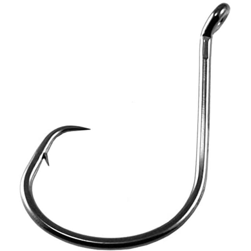 Hooks – Gamakatsu – Octopus Circle Black Size 8 (10 pk)