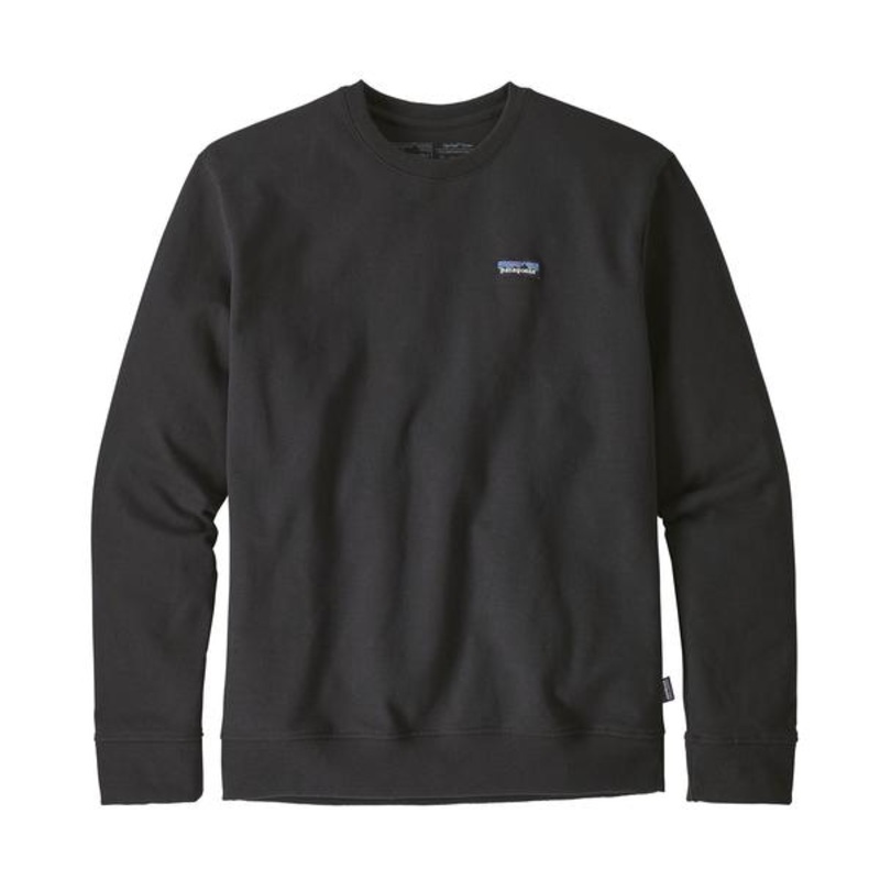 Patagonia Mens P-6 Label Uprisal Crew Sweatshirt – Black Large