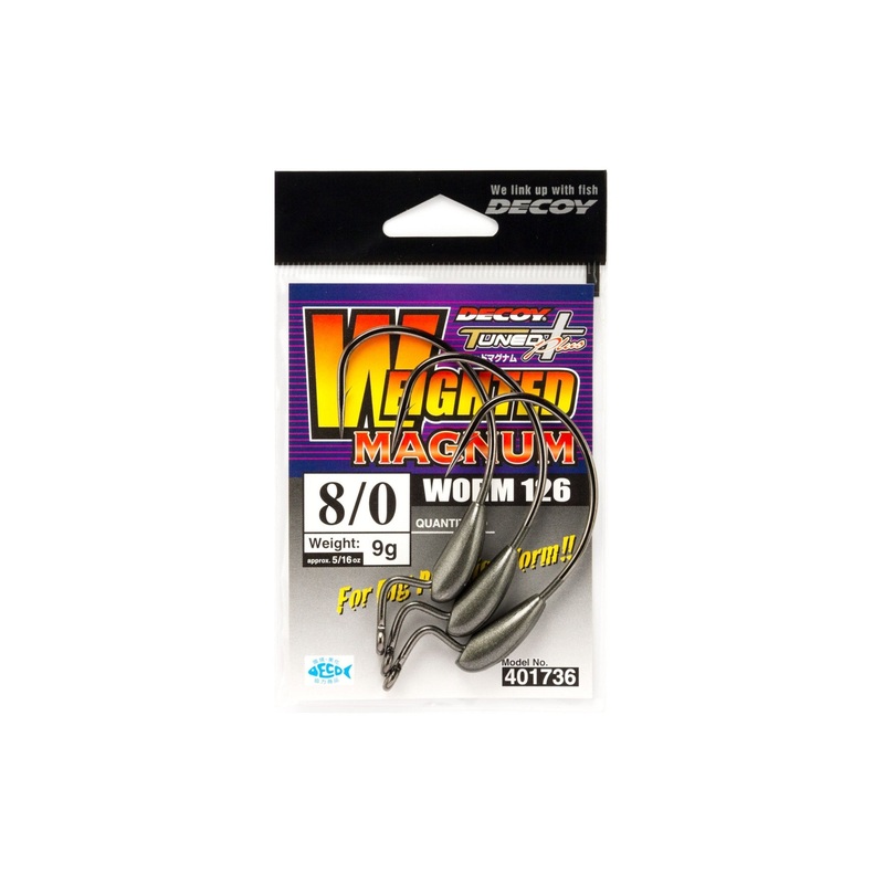 Worm Hook – Decoy – Worm 126 Weighted Magnum #6/0 5g (3pcs)