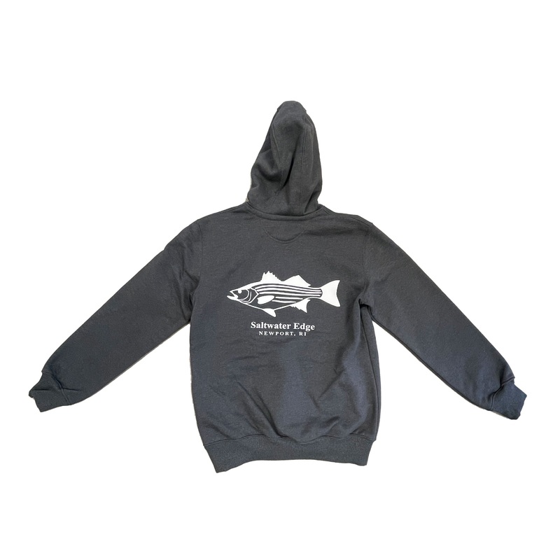 Saltwater Edge Striper Hoody Small