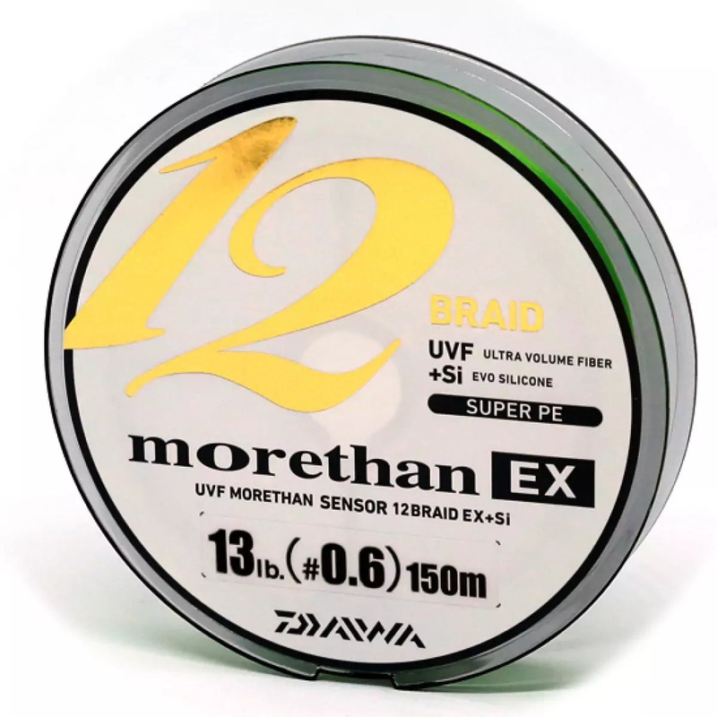 DAIWA UVF Morethan Sensor 12 Braid EX+SI – 150m #0,6/0,13 /6kg