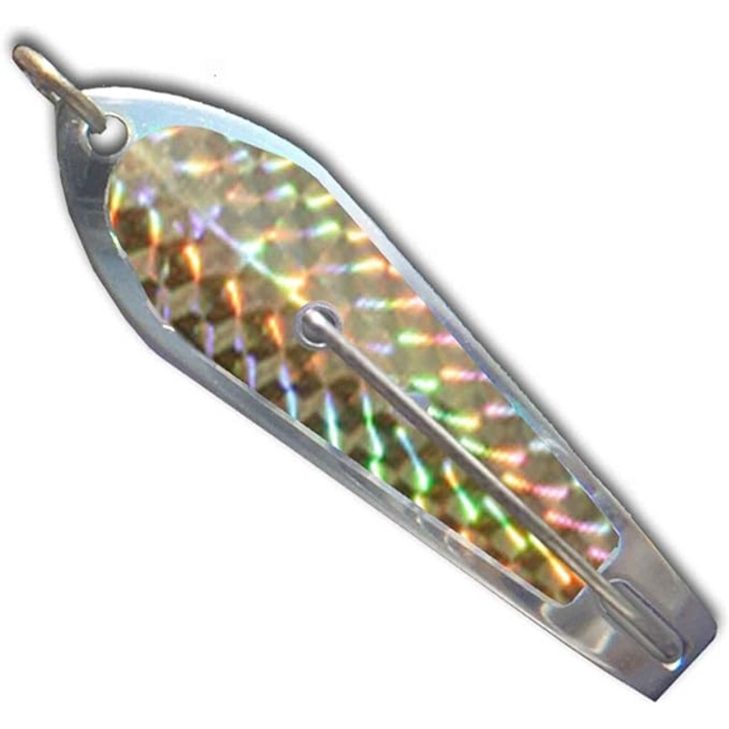 Huntington 0-GFS Original Drone Spoon, 2 1/4″, 1/6 oz, 3/0 Hook, Gold Flash Scale