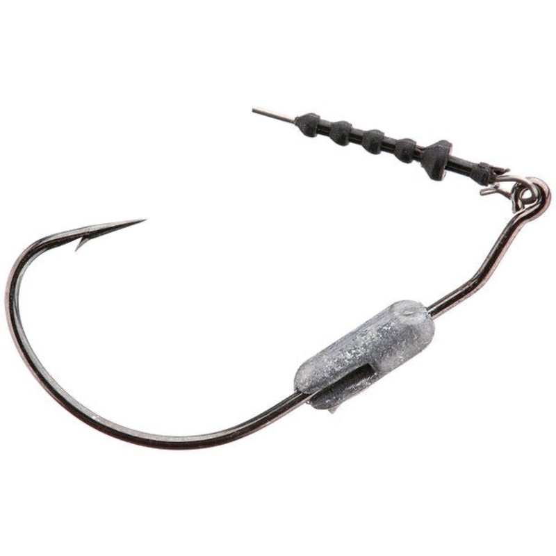 Mustad Power Lock Plus Weighted EWG Hook 3pk 2/0          1/8oz