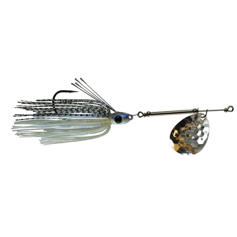 Picasso All-Terrain Weedless Inline Blue Glimmer / Nickel Blade 3/8 oz