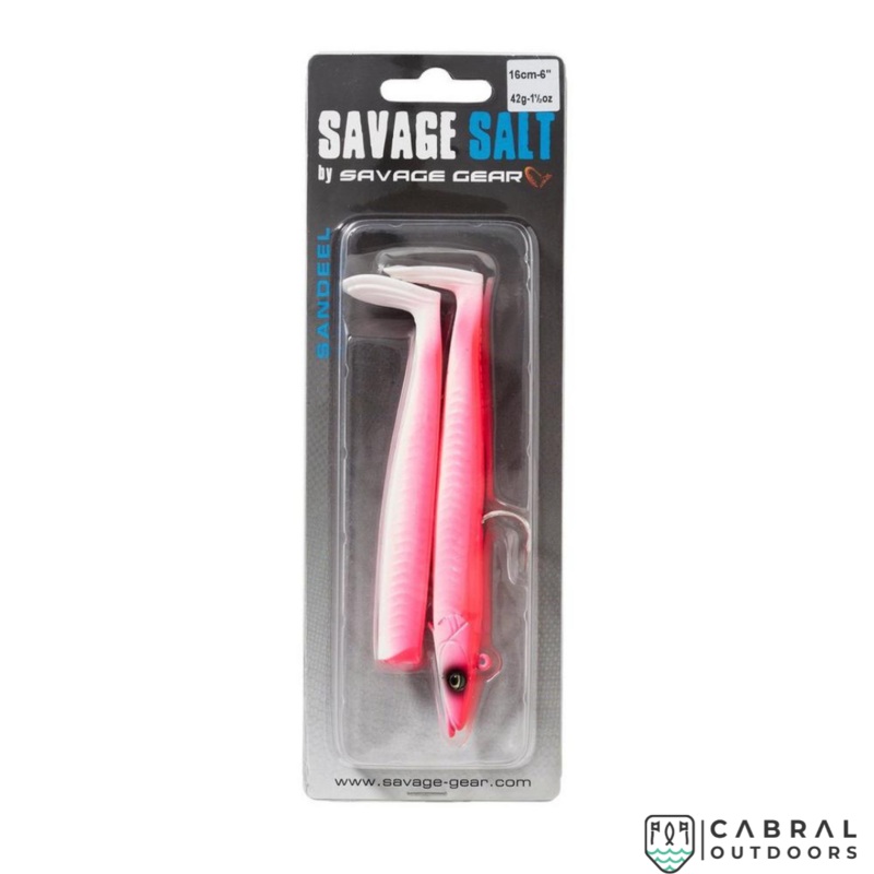 Savage Gear Sandeel | Size: 5inch | 2pcs 5inch 4/5oz Green Glow