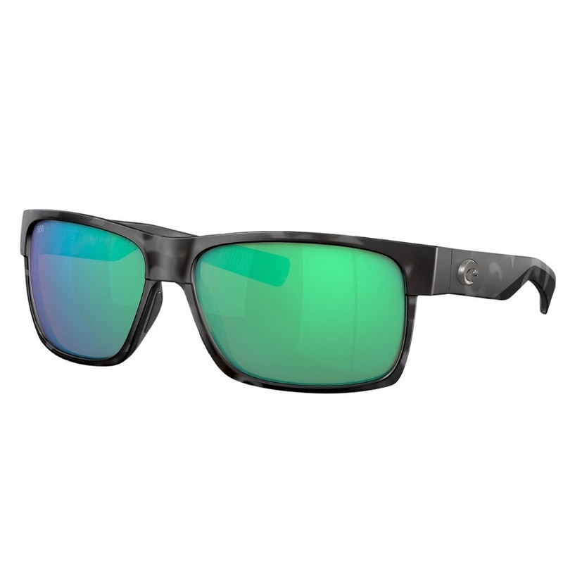 Costa Half Moon Polarised Glass Sunglasses Tiger Shark Frame / Blue Mirror