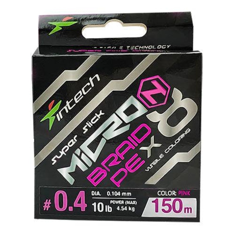 INTECH MicroN PE X8  – 200m 0.4 (10lb / 4.54kg)