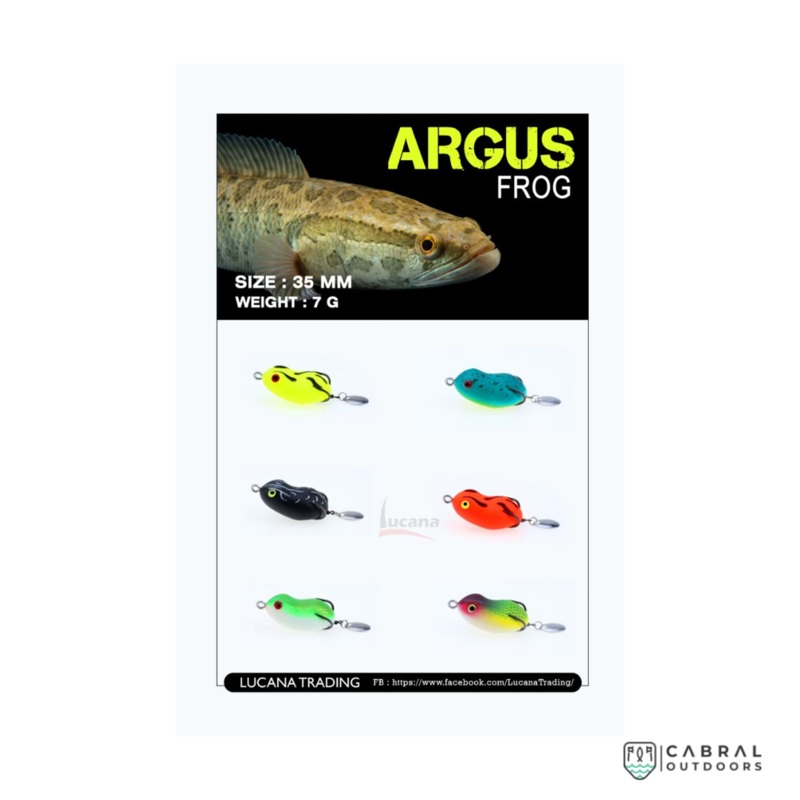 Lucana Argus Frog Lure | Size: 3.5cm | 7g Blue/Blue Black