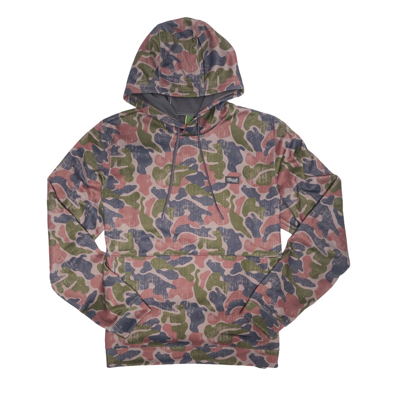 Marsh Wear Nor’easter Pullover hoodie Rock Copahee Camo Small