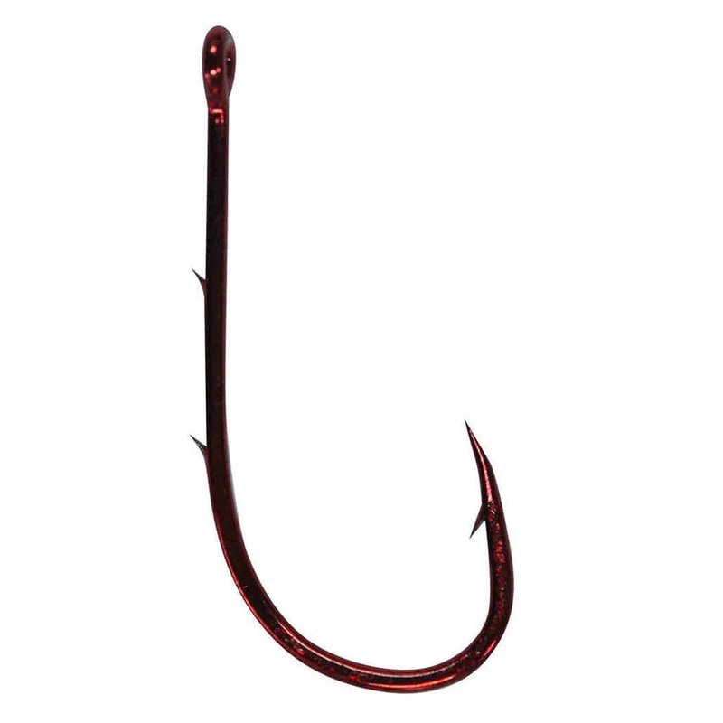 Mustad 92668NPNR Red Baitholder Hook – Pre Pack Size 4