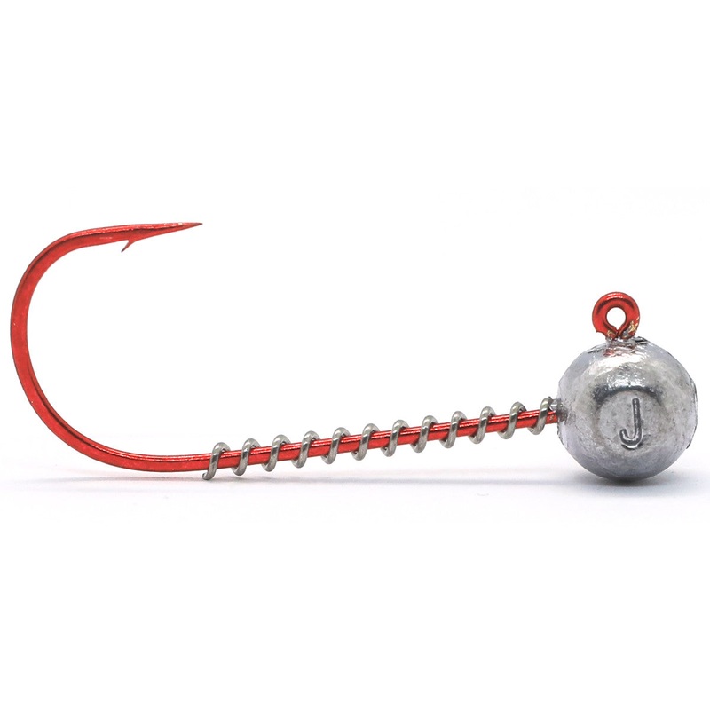 Ttes plombes FUDO AB Red Jig H7/0 4gr (5 pcs)