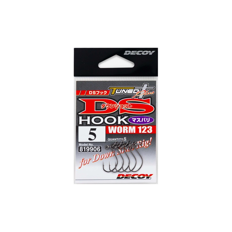 Worm Hook – Decoy – Worm 123 DS Hook Masubari #3 (5pcs)