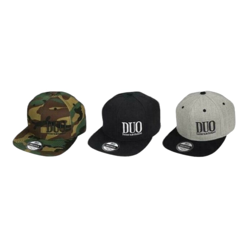 DUO Realis Snapback Hats / Caps Black