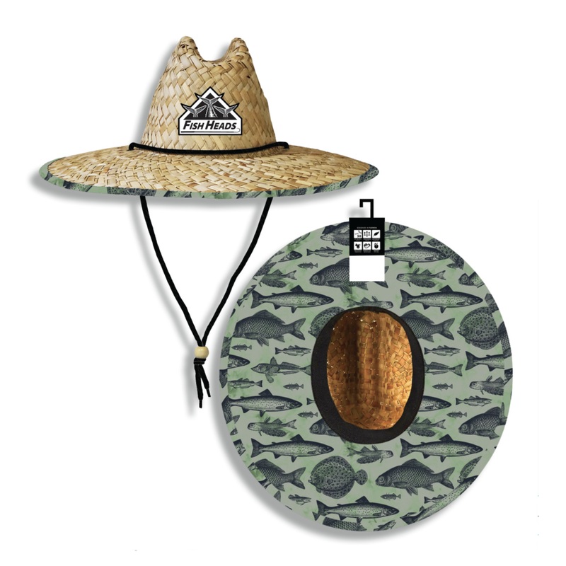 Fish Heads Straw Hat Livewell