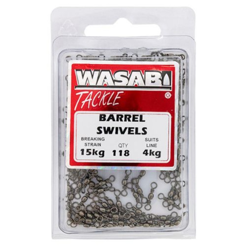 Wasabi Tackle Barrell Swivels 10 KG