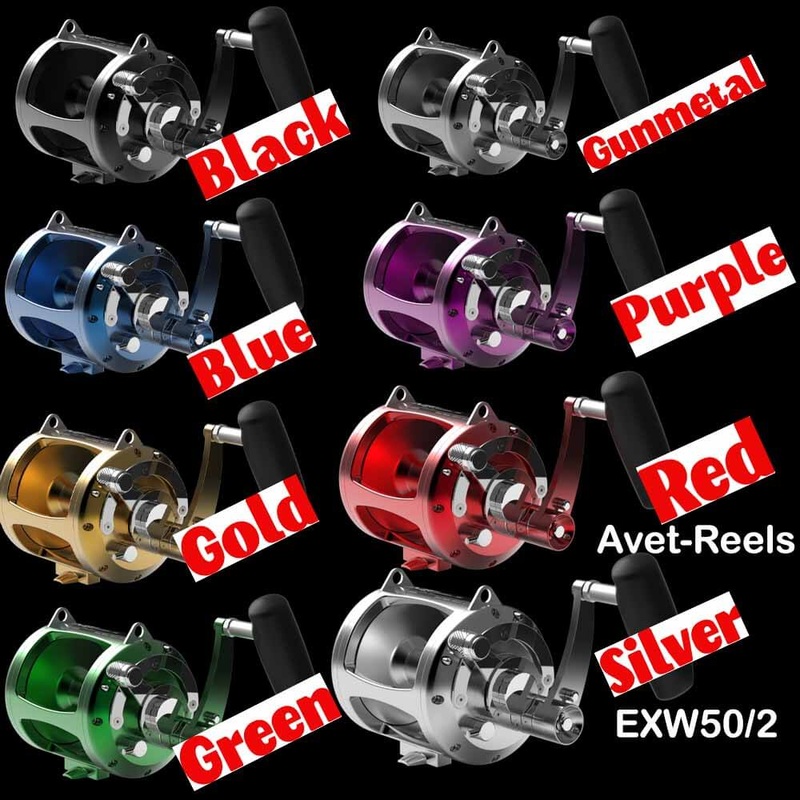 Avet EXW 50/2 Conventional Reels BLACK
