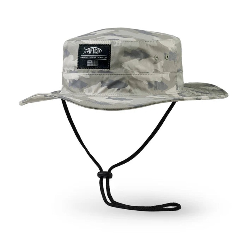 Hat – Aftco – Cast Printed Boonie Hat Airy Blue Acid Camo