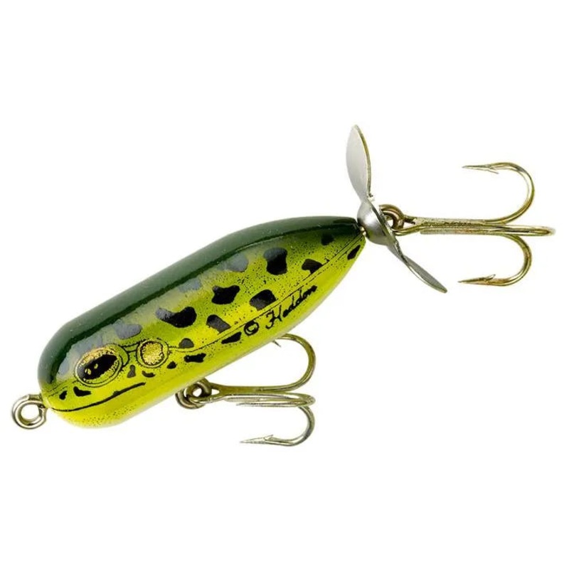 Heddon Baby Torpedo Topwater Prop 2 1/2″ 3/8oz Flo Baby Bass