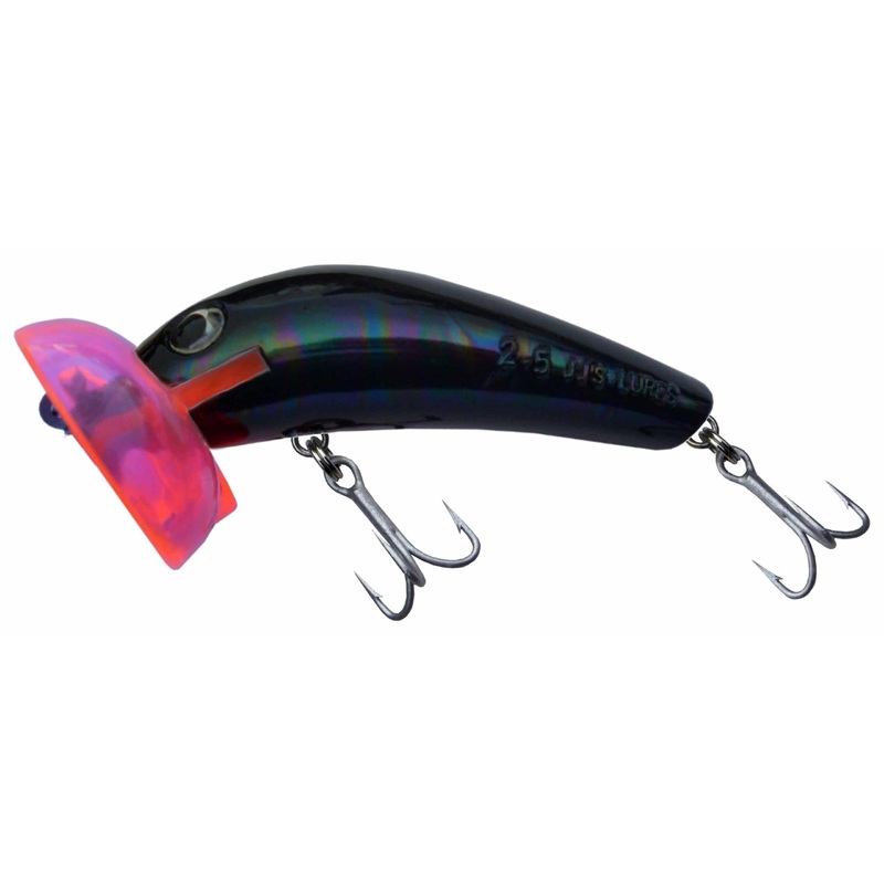 JJS Stumpjumper Flipper Surface Walker Lure Black Knight
