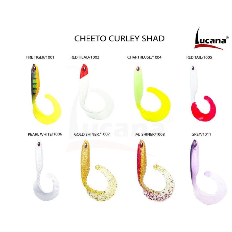 Lucana Cheeto Curve Shade Fishing Lure | Size: 13cm | 10.8g | 3pcs/pk Chartreuse