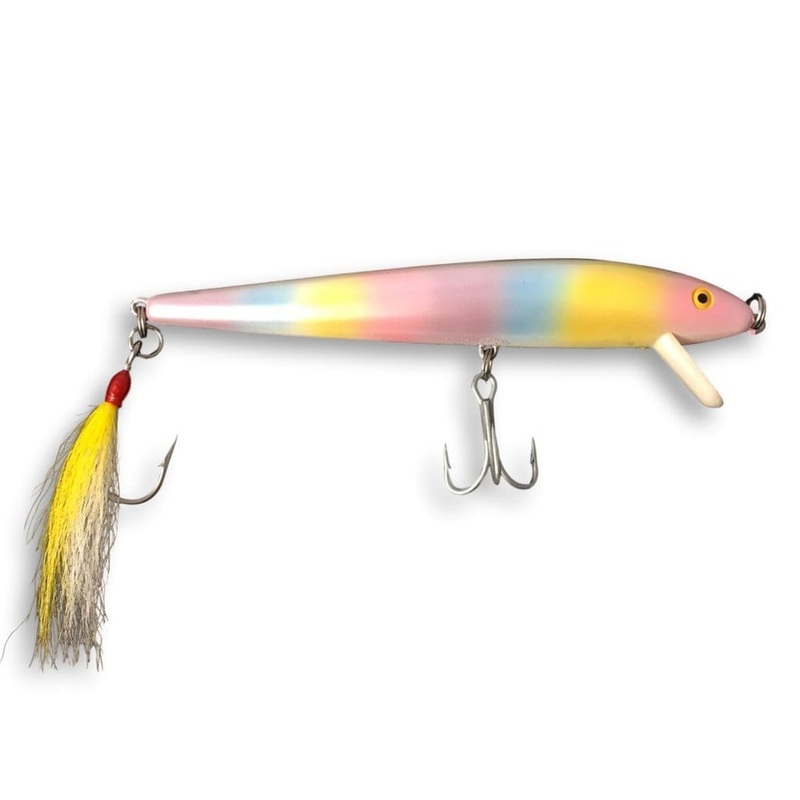Cotton Cordell Copper Dot Loaded 7″ Red Fin Swimmers Bone