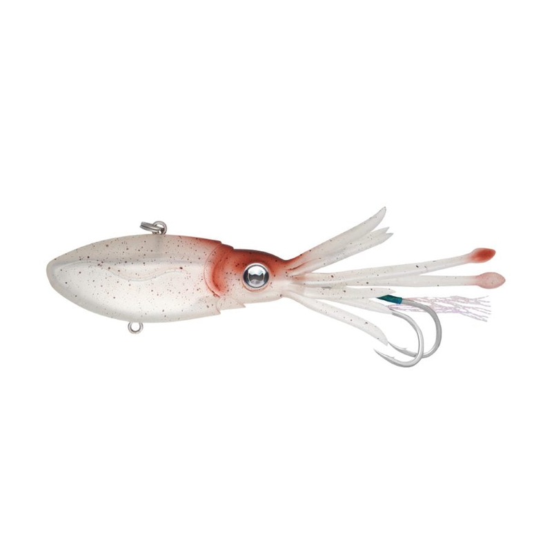 Nomad Design Squidtrex Squid Soft Vibe Lure 130mm Brown Speckle