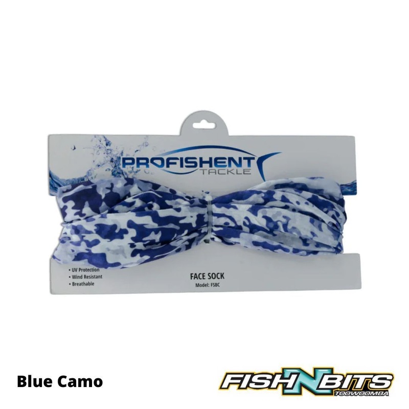 Profishent – Face Sock Blue Camo