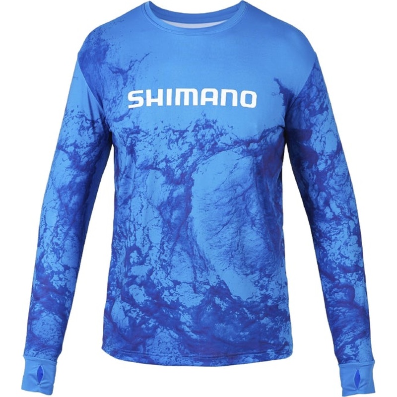 Shimano Tech Performance Tee Fishing Jersey Camo Large