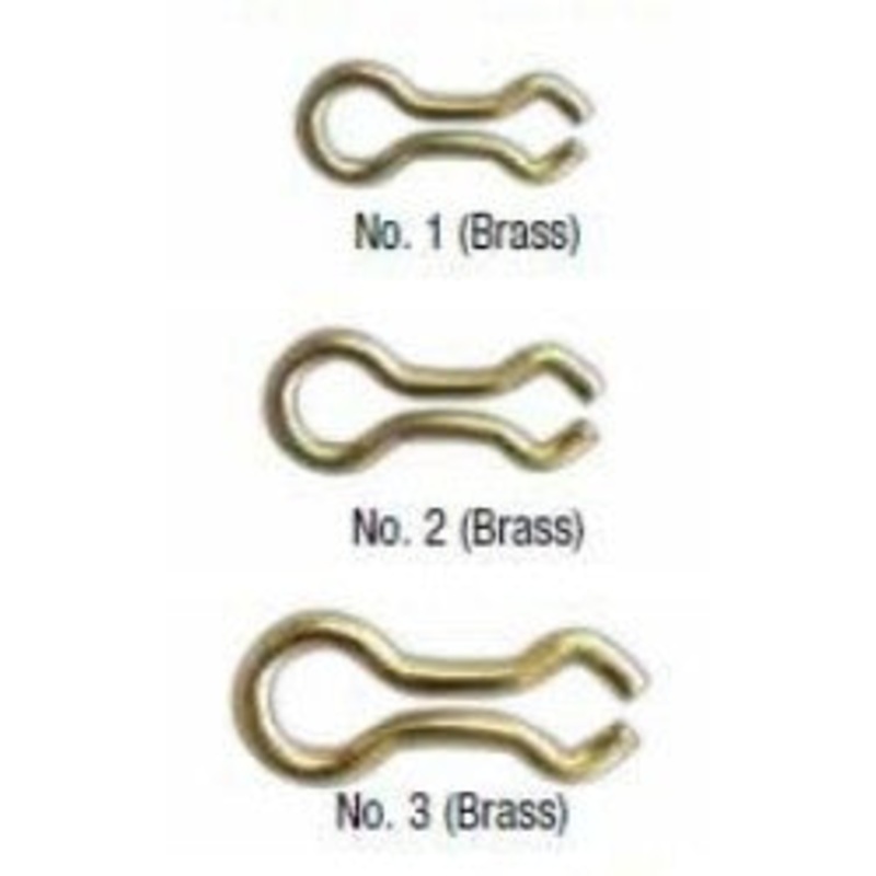 DO IT Brass Wire Eyes #1 – 100 Pcs