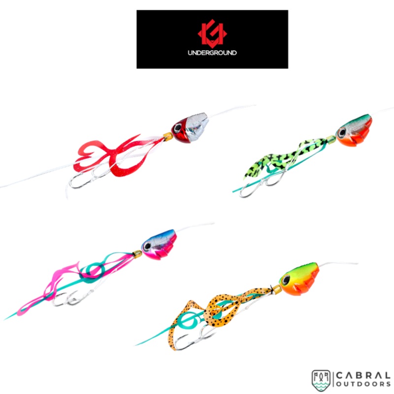 LuresFactory Underground Tiny Drop Metal Jig 60g Fire Tiger