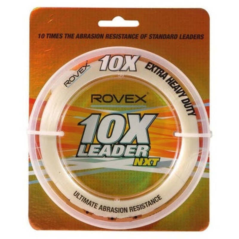 Rovex 10X Tough Clear Mono Monofilament Large Strain Leader 100m 100lb