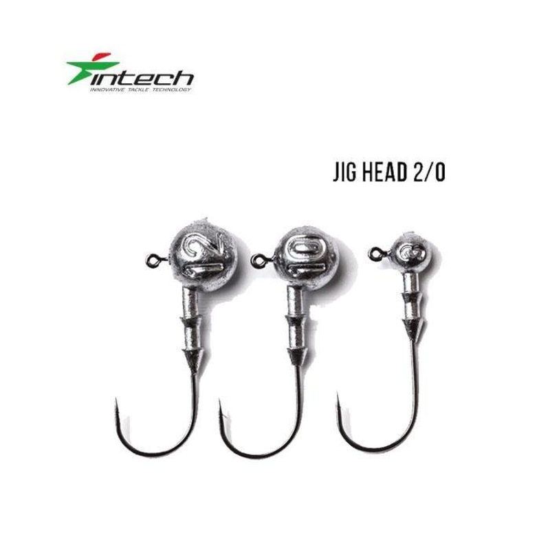 Ttes plombes INTECH DJ Head H2/0 (33.3mm) 3gr (4pcs)
