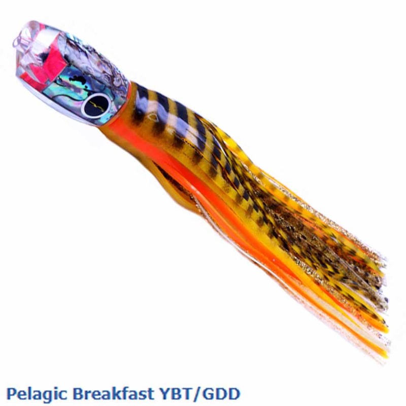 Black Bart Pelagic Breakfast Trolling Lure BLACK/PURPLE FLEK