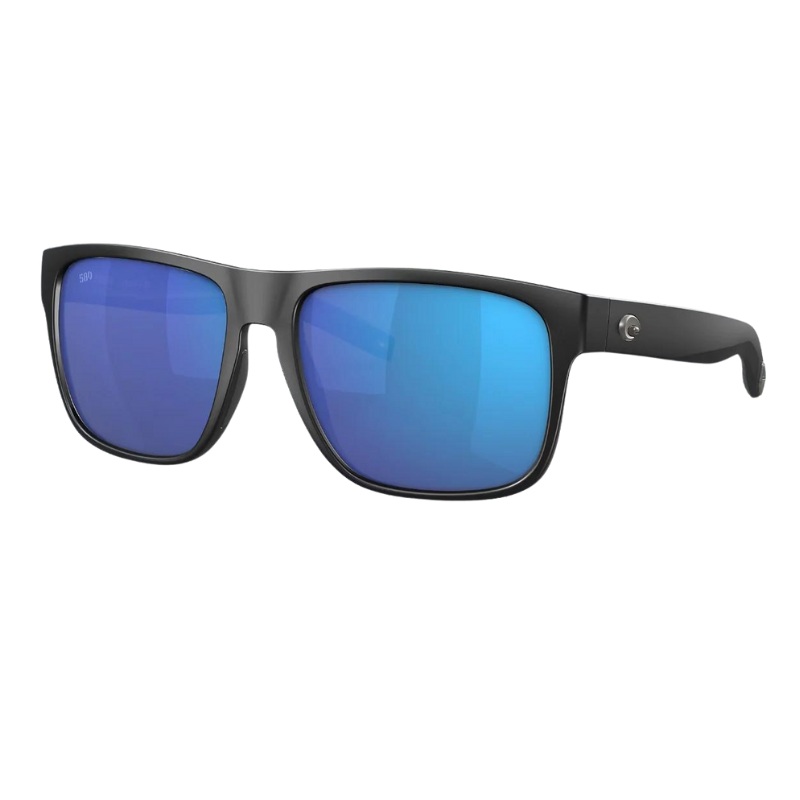 Costa Spearo XL Polarized Sunglasses Matte Black | Blue Mirror 580P