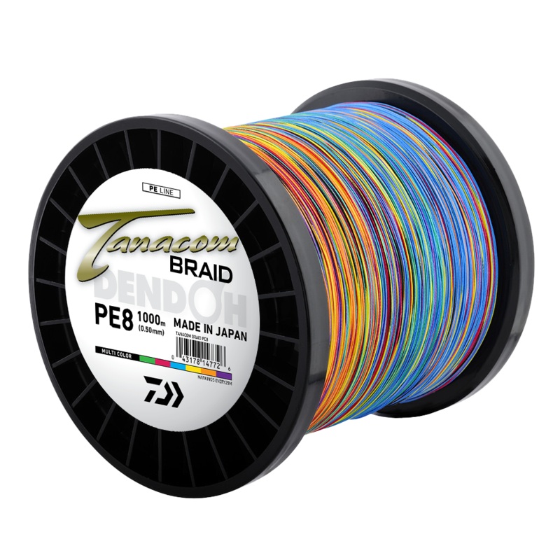 Daiwa Tanacom Multicolour Deep Drop Braid Line 1000m 60lb PE6