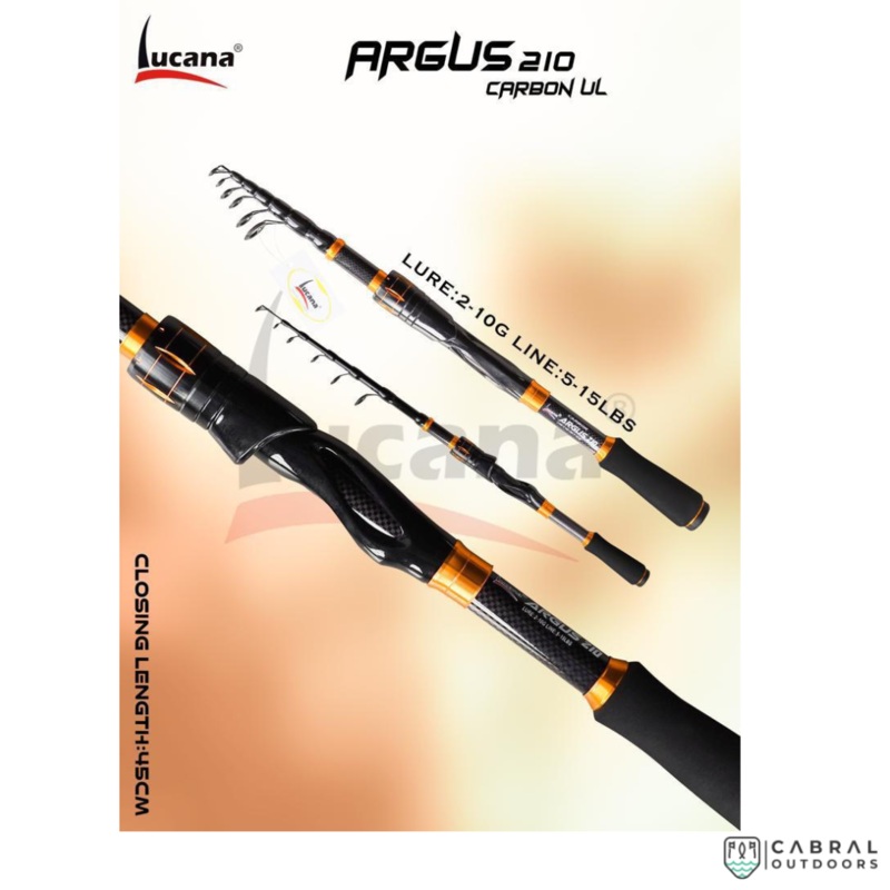 Lucana Argus Telescopic UL Spin Rod 210