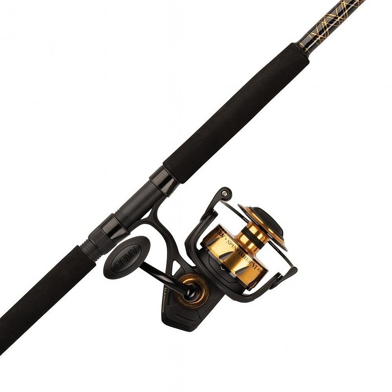 Penn Spinfisher VI IXP5 sealed body reel 8500 with 7FT Heavy Rod Combo