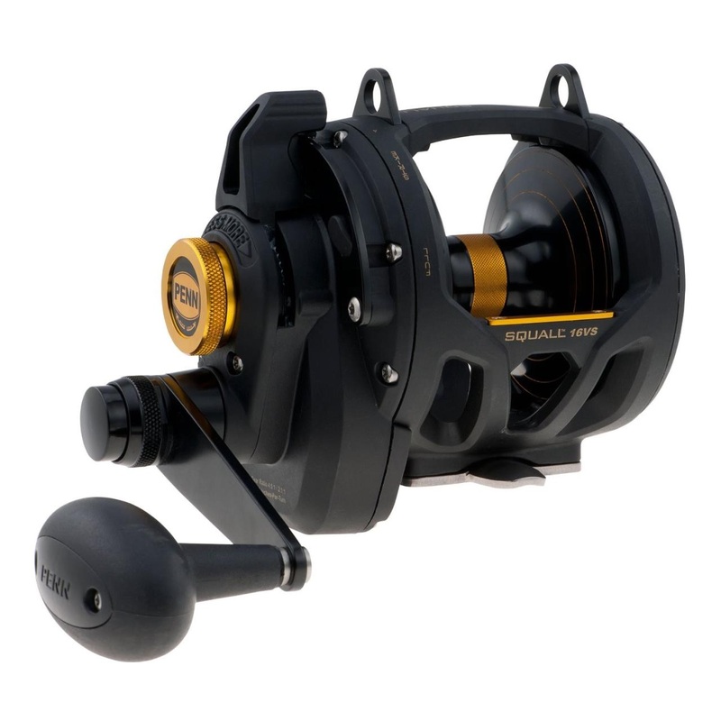 Penn Squall 2-Speed Conventional Reels SQL16VS-LD 2spd